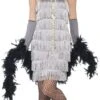 Sexy Flapper Gatsby Zilver -Halloween-Kostuums sexy flapper gatsby zilver 0