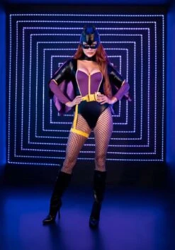 Sexy Paars Vleermuis Kostuum Dames -Halloween-Kostuums sexy paars vleermuis kostuum dames 4