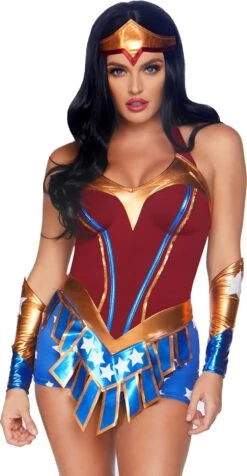 Sexy Wonderwoman Pakje 7 Sexy Wonderwoman Pakje -Halloween-Kostuums sexy wonderwoman pakje 2