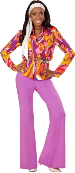 Shirt Jaren 70 Dames -Halloween-Kostuums shirt jaren 70 dames 4