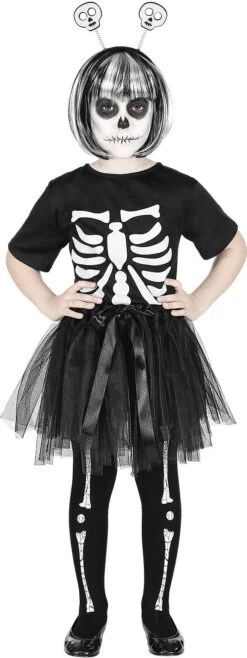 Skelet Botten Pak Meisjes 6 Skelet Botten Pak Meisjes -Halloween-Kostuums skelet botten pak meisjes 1