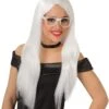 Stijle Pruik Wit -Halloween-Kostuums stijle pruik wit 0
