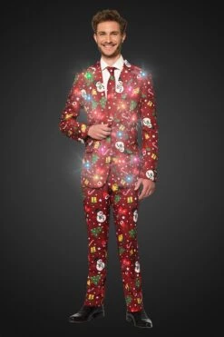 Suitmeister Christmas Red Icons - Light Up Pak -Halloween-Kostuums suitmeister christmas red icons light up pak 2