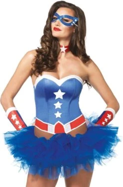 Superheld Dames Accessoires Set