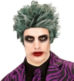 The Joker Pruik Heren Groen -Halloween-Kostuums the joker pruik heren groen 3