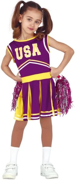 USA Cheerleader Kostuum Meisjes