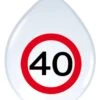 Verjaardag 40 Jaar Verkeersbord Ballonnen -Halloween-Kostuums verjaardag 40 jaar verkeersbord ballonnen 0