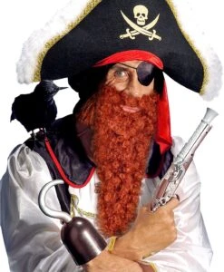 Viking Baard Met Snor Bruin -Halloween-Kostuums viking baard met snor bruin 2