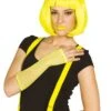 Visnet Handschoenen Neon Geel Lang -Halloween-Kostuums visnet handschoenen neon geel lang 0