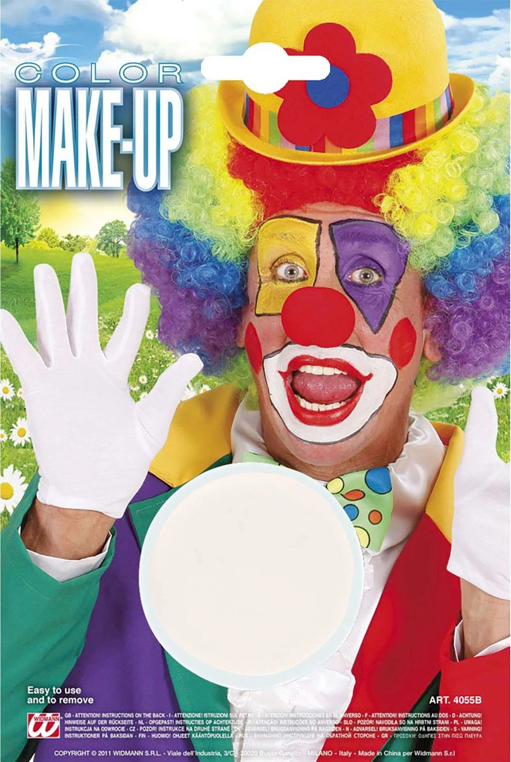 Witte Schmink Gezicht 3 Witte Schmink Gezicht