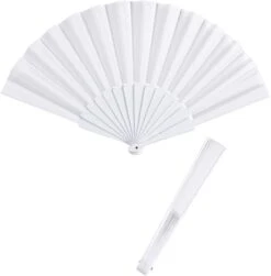 Witte Stoffen Waaier