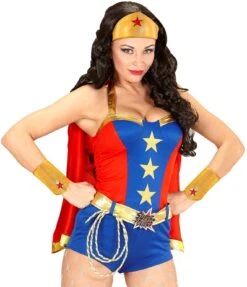 Wonder Woman Hoofdband En Armbanden