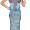 Zeemeermin Blauwe Outfit Meisjes -Halloween-Kostuums zeemeermin blauwe outfit meisjes 0
