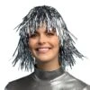 Zilveren Disco Pruik Metallic -Halloween-Kostuums zilveren disco pruik metallic 0