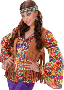 Zilveren Hippie Peace Ring -Halloween-Kostuums zilveren hippie peace ring 4