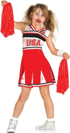 Zombie Cheerleader Jurk Kind
