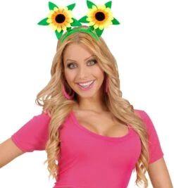 Zonnebloemen Hoofdband -Halloween-Kostuums zonnebloemen hoofdband 3