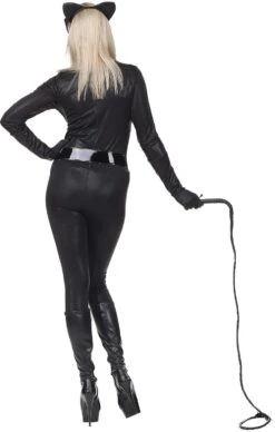 Zwart Super Cat Pak Vrouw -Halloween-Kostuums zwart super cat pak vrouw 2
