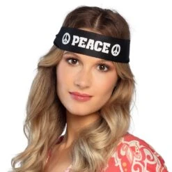 Zwarte Bandana Peace
