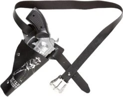 Zwarte Cowboy Holster -Halloween-Kostuums zwarte cowboy holster 1