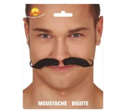 Zwarte Franse Snor -Halloween-Kostuums zwarte franse snor 2