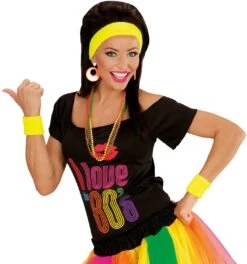 Zweetbanden Set Geel -Halloween-Kostuums zweetbanden set geel 2