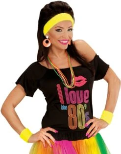 Zweetbanden Set Geel -Halloween-Kostuums zweetbanden set geel 3