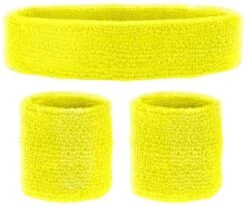 Zweetbanden Set Geel -Halloween-Kostuums zweetbanden set geel 4