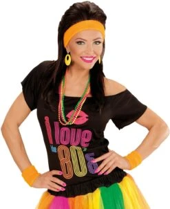 Zweetbanden Set Oranje -Halloween-Kostuums zweetbanden set oranje 3